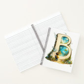Buchstabe B Initial | Aquarell Alphabet Geschenk Notizblock (Innenseite)