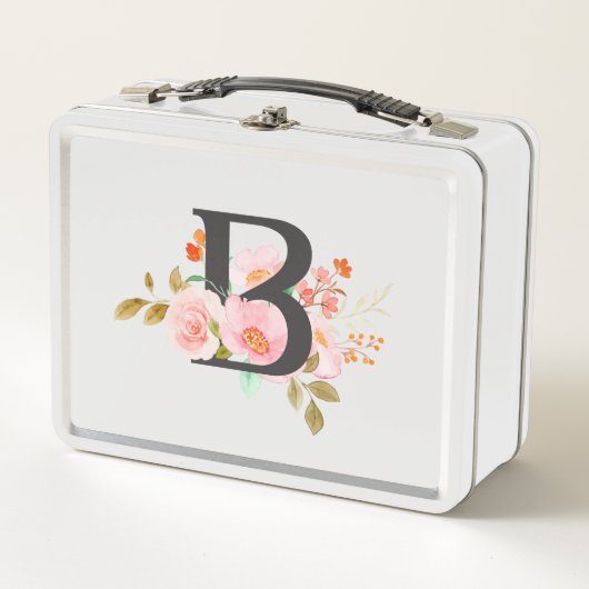 Buchstabe B Metall Brotdose (Vorderseite)