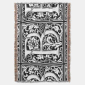 Buchstabe B Mittelalterliche Monogramm Jugendstil Decke (Vorderseite Vertikal)