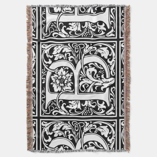 Buchstabe B Mittelalterliche Monogramm Jugendstil Decke (Vorderseite Vertikal)