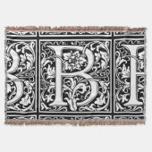 Buchstabe B Mittelalterliche Monogramm Jugendstil Decke (Vorderseite)