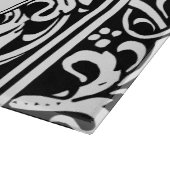 Buchstabe B Mittelalterliche Monogramm Jugendstil Schneidebrett (Ecke)