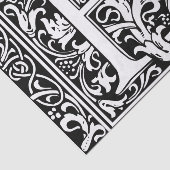 Buchstabe B Mittelalterliche Monogramm Jugendstil Seidenpapier (Ausschnitt)