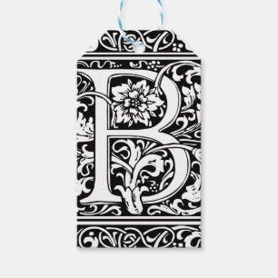 Buchstabe B Mittelalterliche Monogramm-Kunst Art N Geschenkanhänger