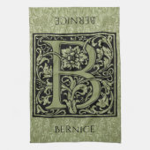 Buchstabe B Monogramm Küchentuch (Vertikal)