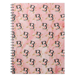 Buchstabe B Notizblock