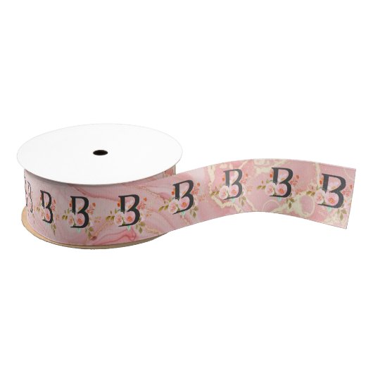 Buchstabe B Ripsband (Spule)