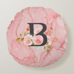 Buchstabe B Rundes Kissen