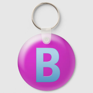Buchstabe B Schlüsselanhänger