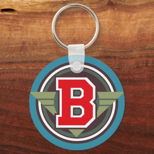 Buchstabe "B" Schlüsselanhänger (Vorderseite)