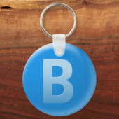Buchstabe B Schlüsselanhänger (Vorderseite)