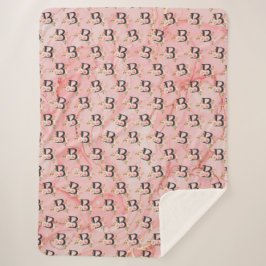 Buchstabe B Sherpadecke