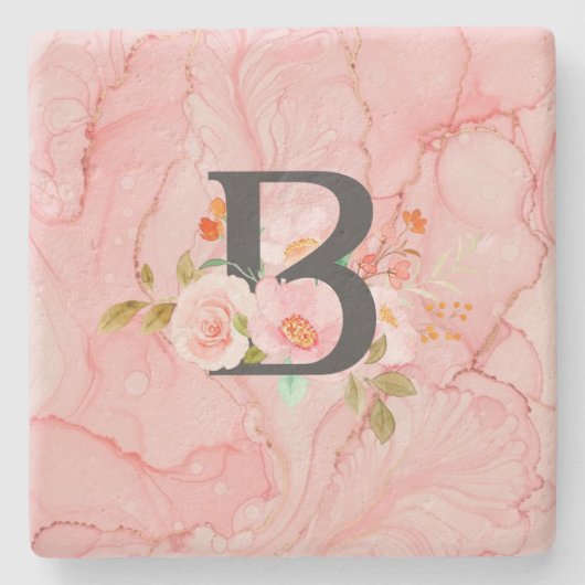 Buchstabe B Steinuntersetzer (Vorderseite)