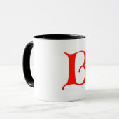 Buchstabe B Tasse (Vorderseite Links)