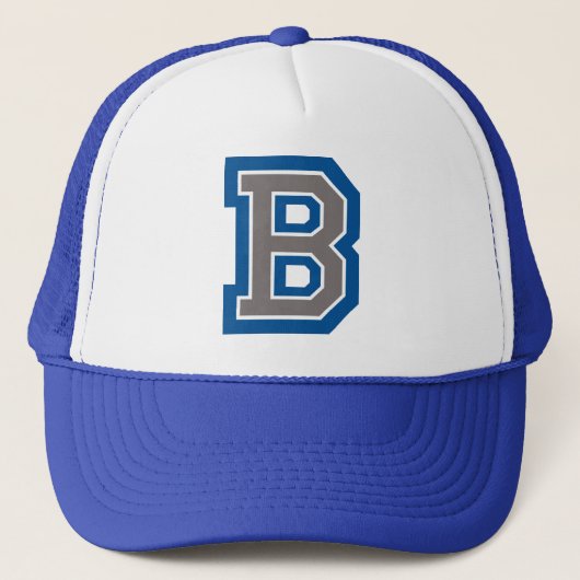 Buchstabe B Truckerkappe (Vorderseite)