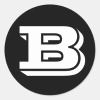 Buchstabe B Vineta Alphabet von Janz Black