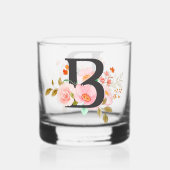 Buchstabe B Whiskyglas (Rückseite)