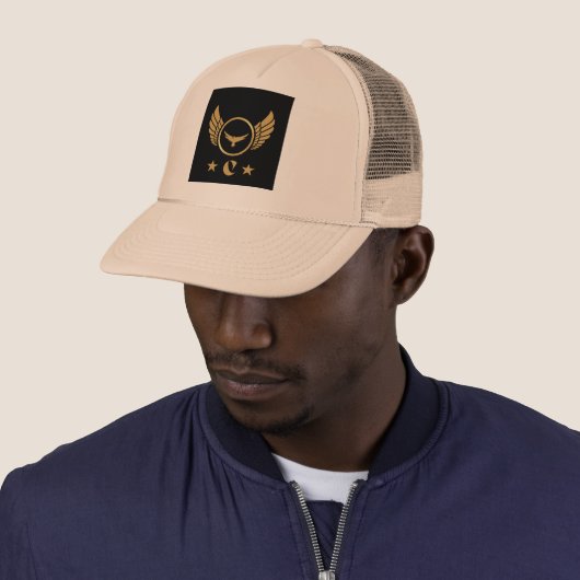 Buchstabe C Benutzerdefinierter Text für Hats-Caps Truckerkappe (Beispiel)