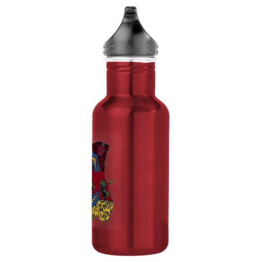 Buchstabe C Edelstahlflasche (Rechts)