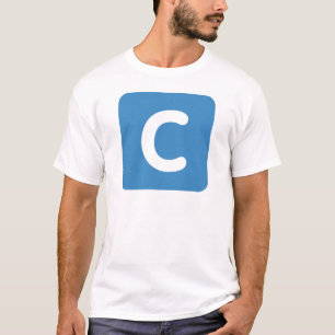 Buchstabe C emoji Twitter T-Shirt