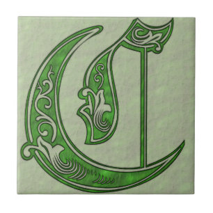 Buchstabe C Fliese