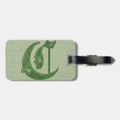 Buchstabe C Gepäckmarke Gepäckanhänger (Rückseite horizontal)