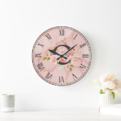 Buchstabe C Große Wanduhr (Zuhause)