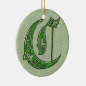 Buchstabe C Keramikornament (Rechts)