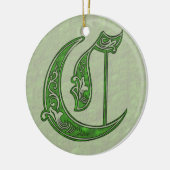 Buchstabe C Keramikornament (Links)