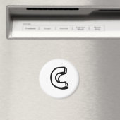 Buchstabe C Magnet (In Situ (Geschirrspüler))