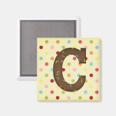 Buchstabe C Magnet (Vorderseite/Rückseite)