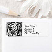 Buchstabe C Mittelalterliche Monogramm Art Nouveau (Insitu)