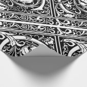 Buchstabe C Mittelalterliche Monogramm Art Nouveau Geschenkpapier (Ecke)