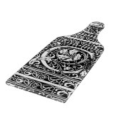 Buchstabe C Mittelalterliche Monogramm Art Nouveau Schneidebrett (Ecke)