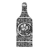 Buchstabe C Mittelalterliche Monogramm Art Nouveau Schneidebrett (Vorderseite)