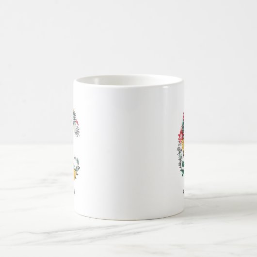 Buchstabe C | Monogramm-I-Tasse für den Blasenbrie Kaffeetasse (Mittel)