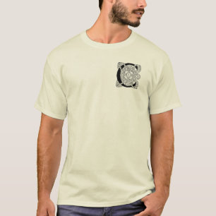 Buchstabe C Monogramm Vintage-Keltischer Knoten Dr T-Shirt