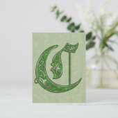 Buchstabe C Postkarte (Stehend Vorderseite)