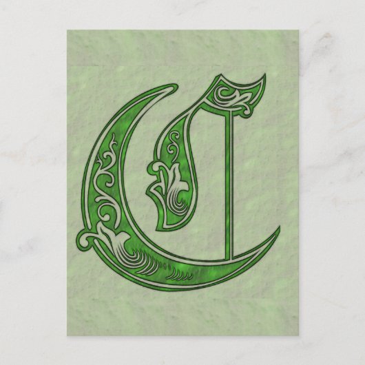 Buchstabe C Postkarte (Vorderseite)
