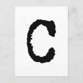 Buchstabe C Postkarte (Vorderseite)