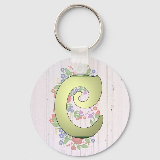 Buchstabe c schlüsselanhänger (Vorderseite)