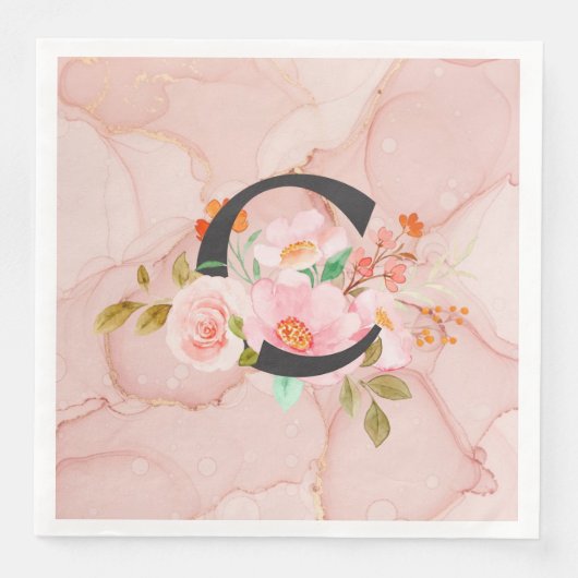 Buchstabe C Serviette (Vorderseite)