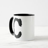 Buchstabe C Tasse (Vorderseite Links)