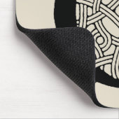 Buchstabe C Vintage Knotentonografie Mousepad (Ecke)