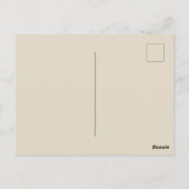 Buchstabe C Vintage Knotentonografie Postkarte (Rückseite)