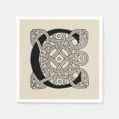 Buchstabe C Vintage Knotentonografie Serviette (Vorderseite)