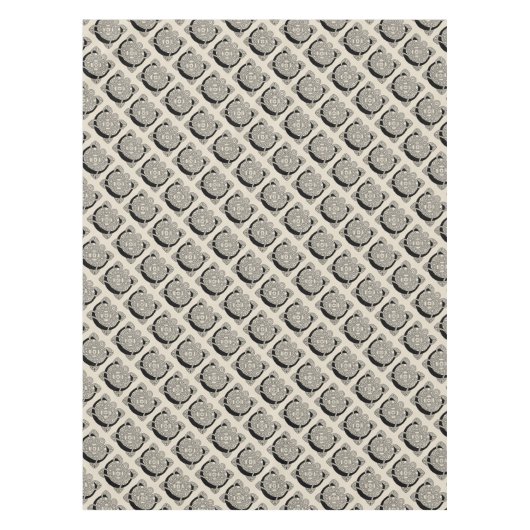 Buchstabe C Vintage Knotentonografie Tischdecke (Vorderseite)