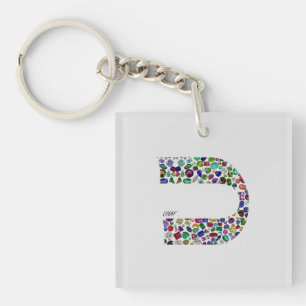 Buchstabe 'CHAF' Schlüsselanhänger