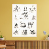 Buchstabe D aus einem Alphabet-Primer, 1832 Leinwanddruck (Insitu (Wohnzimmer))