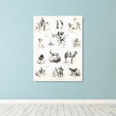 Buchstabe D aus einem Alphabet-Primer, 1832 Leinwanddruck (Insitu (Holzboden))